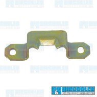 Decklid Catch, Lock Plate, Mounted to Apron