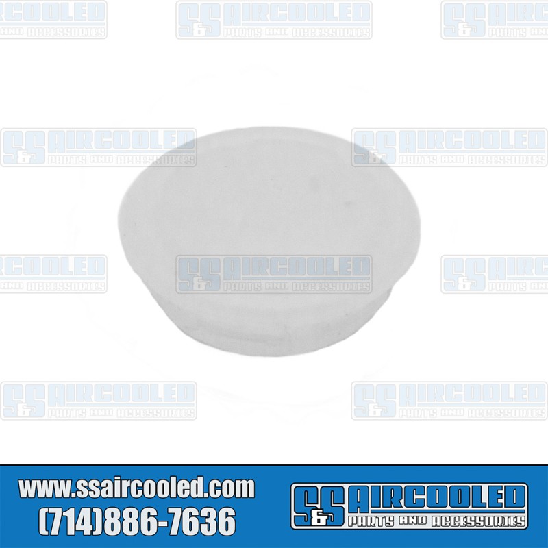 VW Door Hinge Screw Cover, Upper or Lower, Left or Right, White, 111831449A VW Door Hinge Screw Cover, Upper or Lower, Left or Right, White, 111831449A