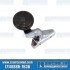 Vent Window Lock, Left, Chrome/Black