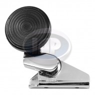 Vent Window Lock, Left, Chrome/Black