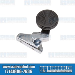 Vent Window Lock, Right, Chrome/Black