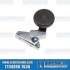 Vent Window Lock, Right, Chrome/Black