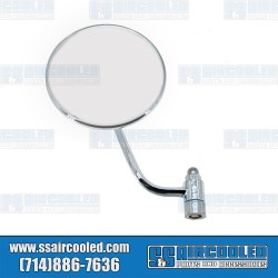 Side-View Mirror, Left, Round, Chrome