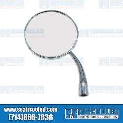 Side-View Mirror, Round, Left