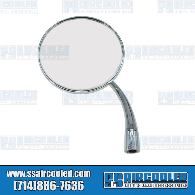 VW Side-View Mirror, Left, Round, 111857513AM, VW Bug
