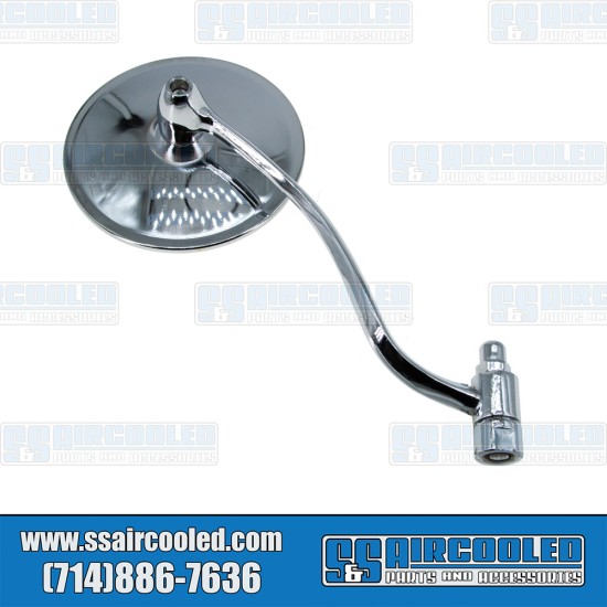  VW Mirror Round Long Arm R, 113857514AL