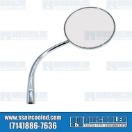 Side-View Mirror, Right, Round, Long Arm