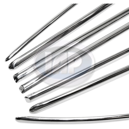 Body Molding Kit, 7pc Set, Stainless Steel