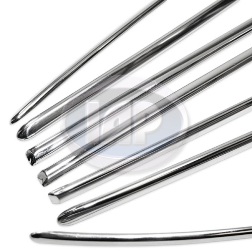 Body Molding Kit, 7pc Set, Stainless Steel