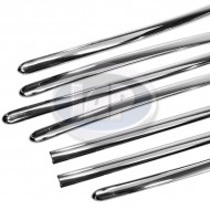 Body Molding Kit, 7pc Set, Stainless Steel, Fits Cars w/Crest Body Molding Kit, 7pc Set, Stainless Steel, Fits Cars w/Crest