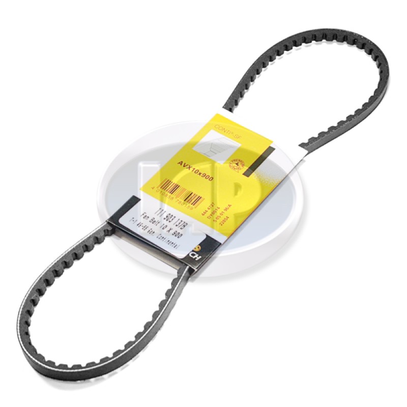 Continental VW Fan Belt, 10mm x 900mm, 6 Volt, Continental, 111903137B Continental VW Fan Belt, 10mm x 900mm, 6 Volt, Continental, 111903137B