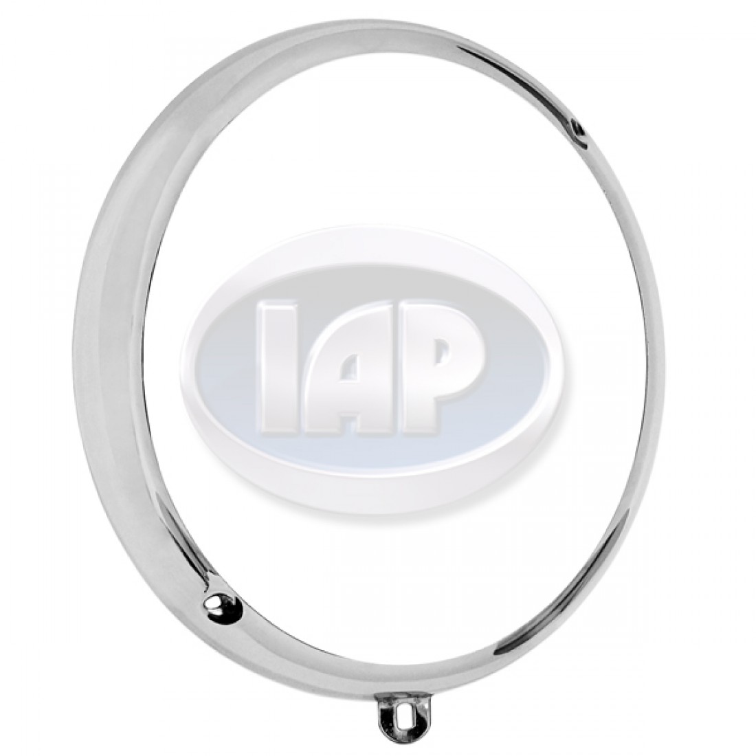 Headlight Trim Ring, 111941111B, Diagonal Screws(2 and 7), Chrome, VW Bug