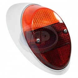 Tail Light Assembly, Amber/Red, Euro Style, Right