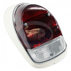 Tail Light Assembly, Red/Red/Clear, US Style, Right