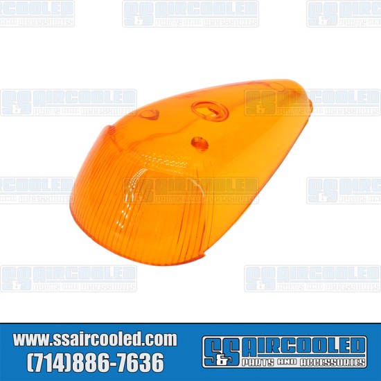  VW Turn Signal Lens, Front, Left or Right, Amber, 111953161J