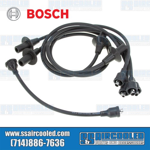 Spark Plug Wires, Stock, HEI Plugs, Black Spark Plug Wires, Stock, HEI Plugs, Black