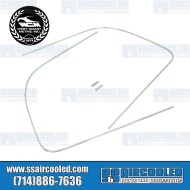 Window Molding, Windshield, Aluminum C-Style w/Clips