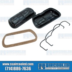 Valve Covers, Stock, Steel, Black Valve Covers, Stock, Steel, Black