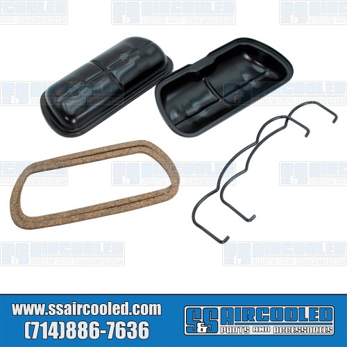 Valve Covers, Stock, Steel, Black Valve Covers, Stock, Steel, Black