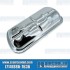 Valve Cover, Stock, Steel, Chrome