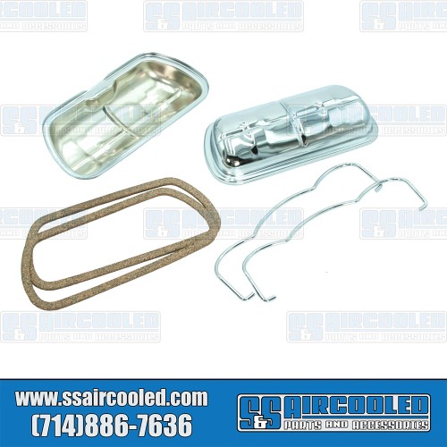 Valve Covers, Stock, Steel, Chrome Valve Covers, Stock, Steel, Chrome