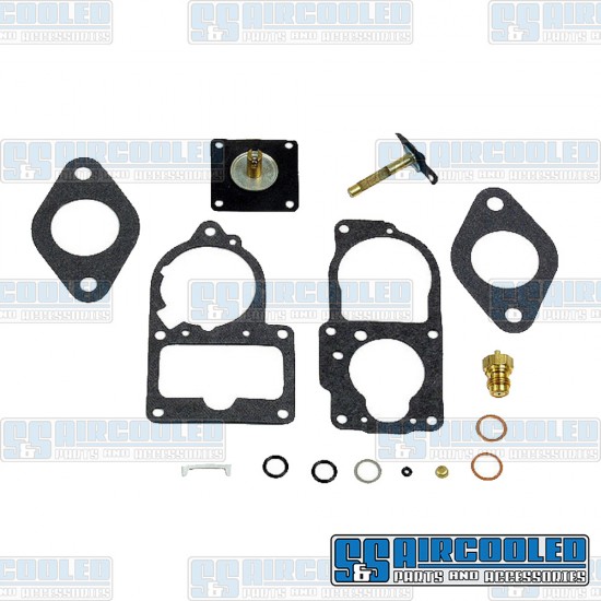  VW Carburetor Rebuild Kit, 34 PICT-4, 113198575B