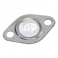 Exhaust Gasket, Pre-Heater Pipe, Single Large Hole, Metal Exhaust Gasket, Pre-Heater Pipe, Single Large Hole, Metal