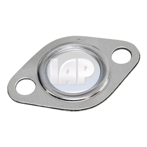 Exhaust Gasket, Pre-Heater Pipe, Single Large Hole, Metal Exhaust Gasket, Pre-Heater Pipe, Single Large Hole, Metal