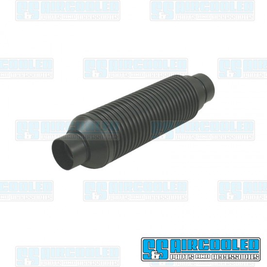  VW Heater Hose, Heater Box to Body, 60/63mm x 355mm, Plastic, 113255355D