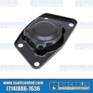 Torsion Bar Cover, Left or Right, No Hole, Black