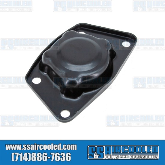 VW Torsion Bar Cover, Left or Right, No Hole, Black, 113511227A, VW Bug, Ghia