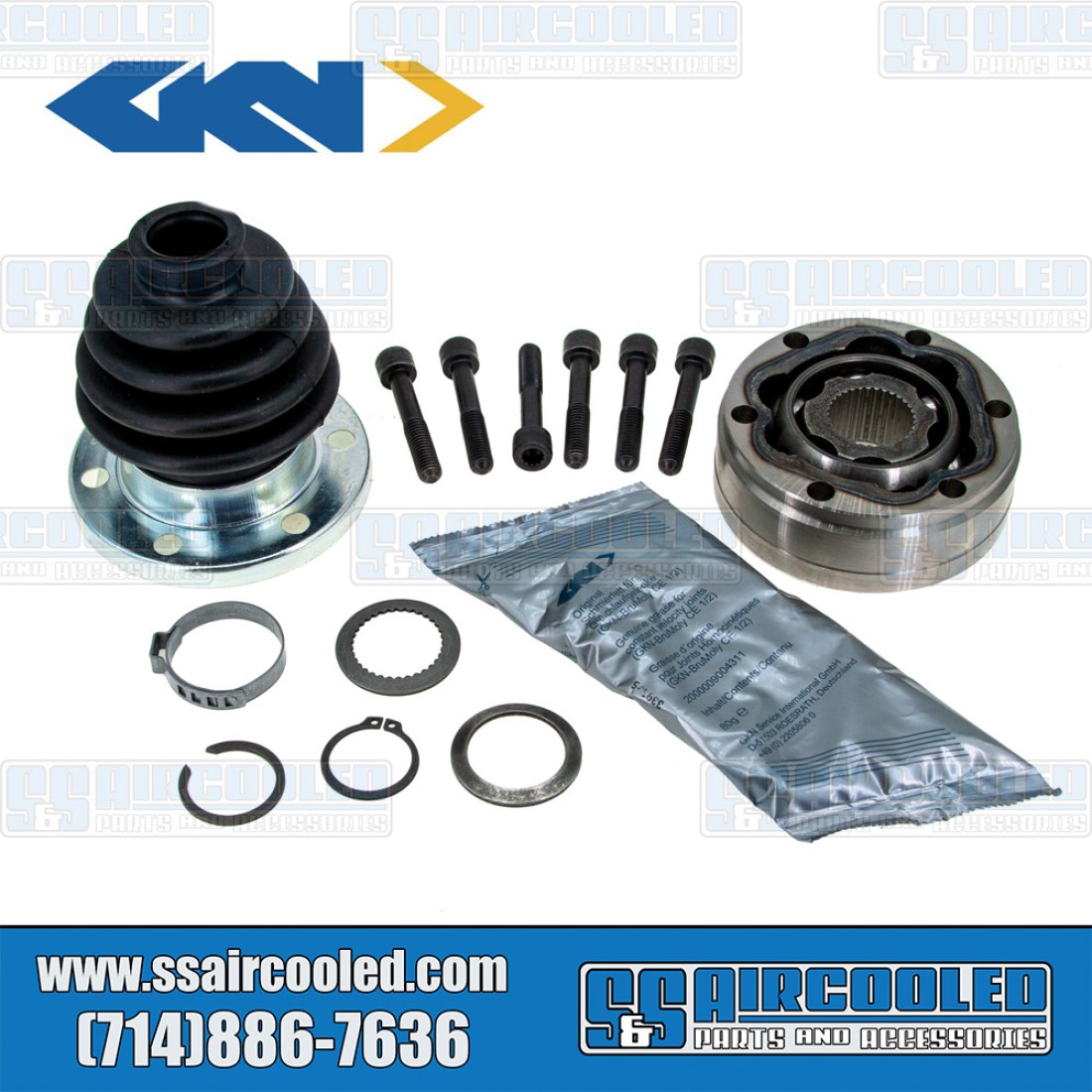 GKN LÖBRO VW CV Joint Kit, 100mm, Inner or Outer, Left or Right, VW Bus