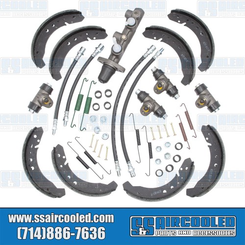Brake Rebuild Kit, Rubber Hoses, Economy