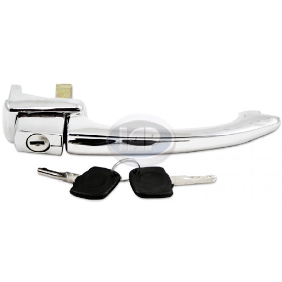  VW Door Handle, Outside, Left or Right, w/Keys, 113837205C