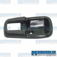 Door Release Handle Trim Plate, Inner, Left or Right, Black Door Release Handle Trim Plate, Inner, Left or Right, Black