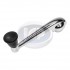 Window Winder, Left or Right, Chrome w/Black Knob
