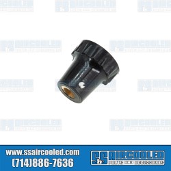 Pop-Out Window Latch Knob, 6mm, Black