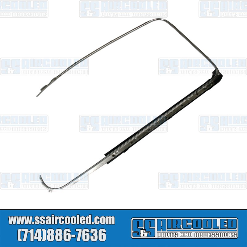  VW Window Scraper w/Trim, Outer, Left, Economy, 113853321D