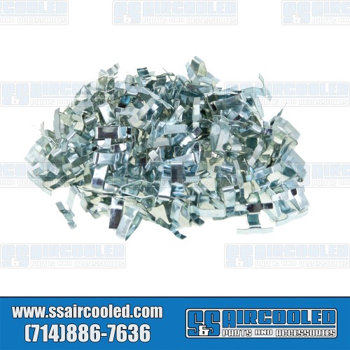 Body Molding Clip, Metal, 100pcs Body Molding Clip, Metal, 100pcs