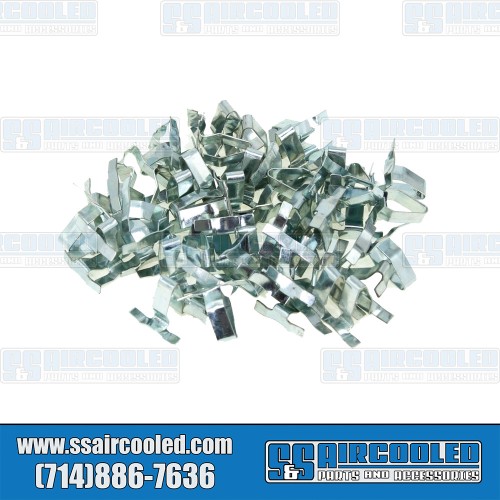 Body Molding Clips, Metal, 50pcs Body Molding Clips, Metal, 50pcs