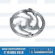 VW Hood Emblem, 76mm Diameter, 4-Tab, 113853605A, VW Bug