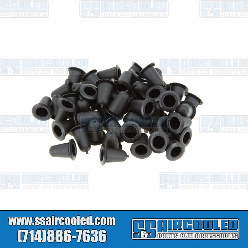 VW Door Panel Clips/Body Molding Seals, Black, 50pcs, 113857219A-50 VW Door Panel Clips/Body Molding Seals, Black, 50pcs, 113857219A-50