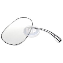 Side-View Mirror, Left, Oblong, Chrome Side-View Mirror, Left, Oblong, Chrome