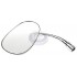 Exterior Mirror, Left, Oblong, Chrome