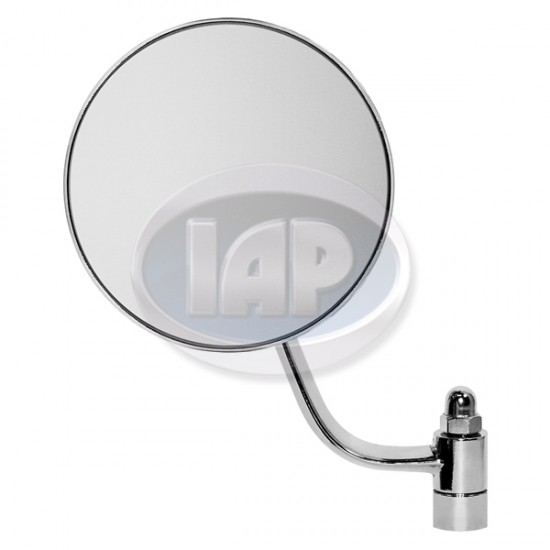  VW Exterior Mirror, Left, Round, Chrome, 113857513A