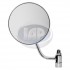 Exterior Mirror, Left, Round, Chrome