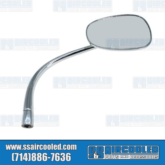 VW Side-View Mirror, Pear Shape, Right, 113857514APL, VW Bug