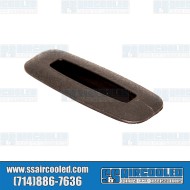 Seat Release Knob Guide, Left or Right, Plastic, Black