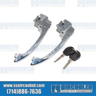 Door Handles, Outside, Left & Right, w/Keys