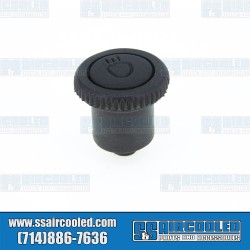 Dash Knob, Headlight/Wiper Switch, Black